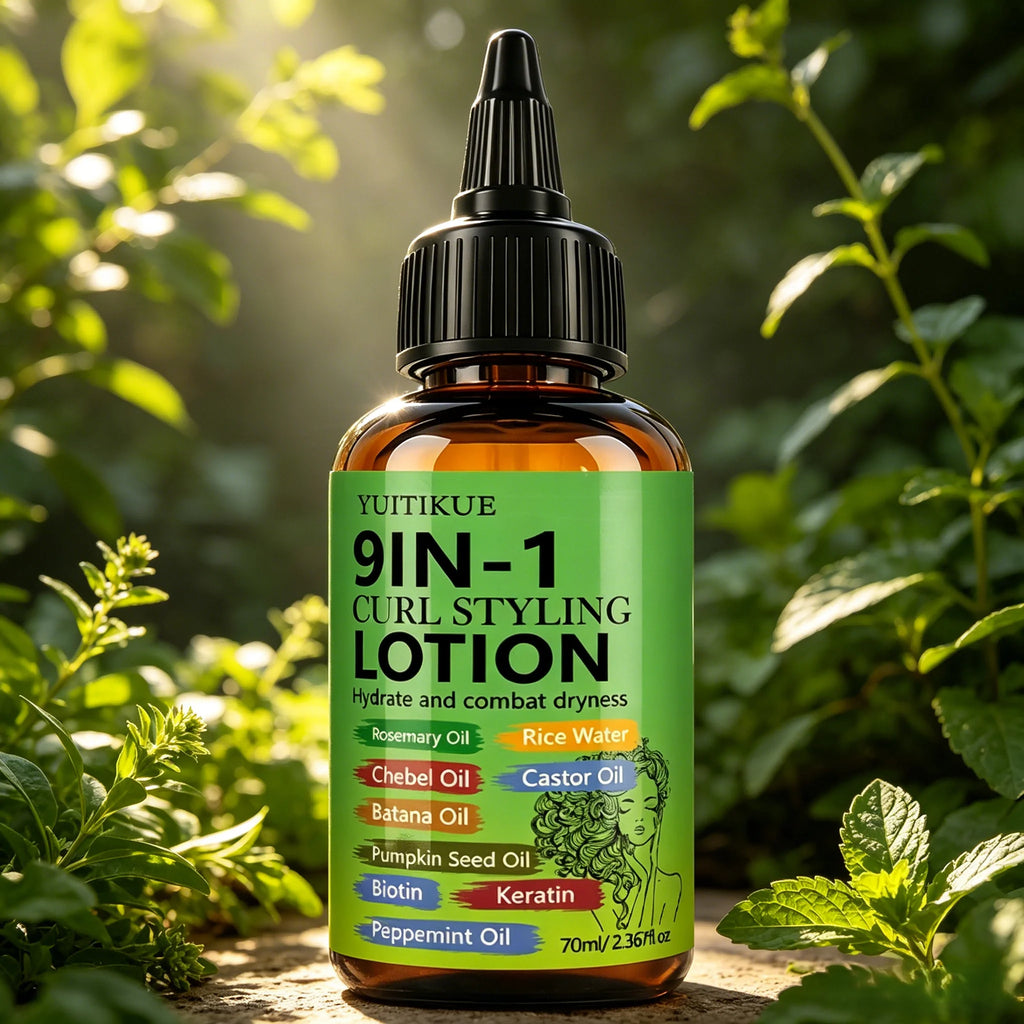 9-in-1 Curl Styling Lotion 70ml Anti-Frizz Hydrating Hair Conditioner