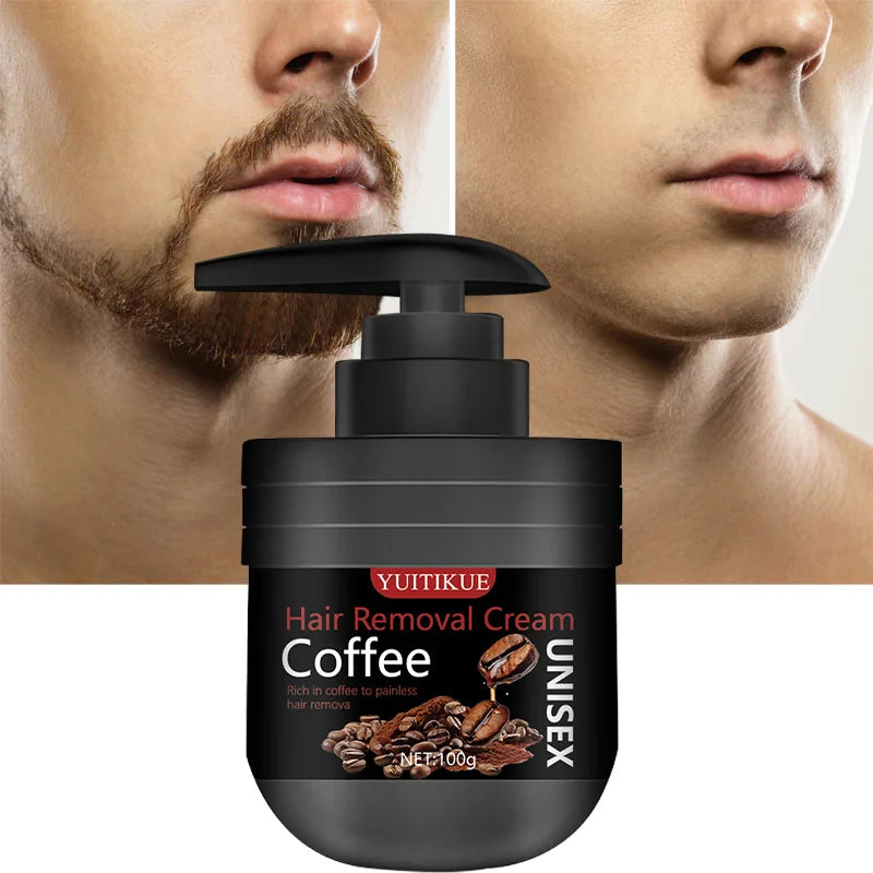 YUITIKUE Painless Hair Removal Cream for Men Body Hair Remover Lotion