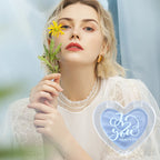 Solid Perfume Heart Tin Portable Fragrance Balm for Travel and Dating