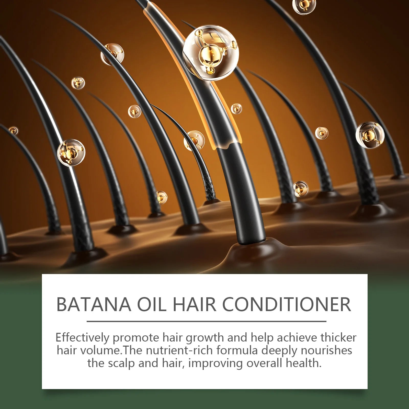 Batana Oil Hair Conditioner 100ml for Thickening and Repair - 4