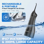 Portable Cordless Water Flosser for Teeth and Gum Health