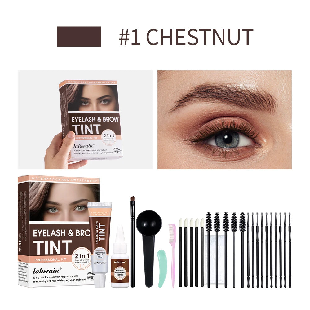Professional Eyelash and Eyebrow Tinting Kit
