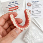 Adjustable Temporary Cosmetic Dentures for Instant Smile