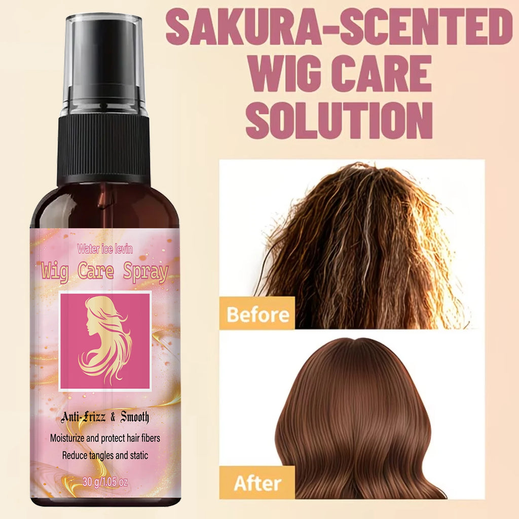 Anti-Frizz Wig Spray Moisturizing Detangler and Static Control