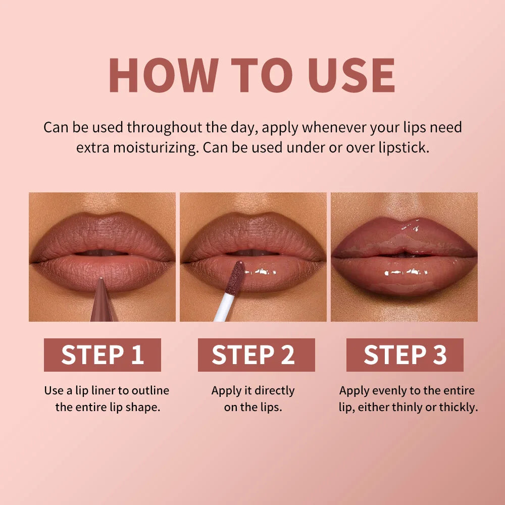 Hydrating Lip Liner and Gloss Makeup Set