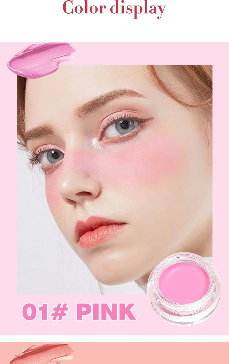 Waterproof Powder Blusher Natural Long Lasting Face Blush - 13