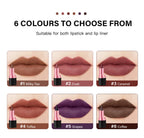 2-in-1 Waterproof Matte Lipstick and Lip Liner