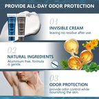 All-Day Invisible Body Deodorant Cream for Odor Control