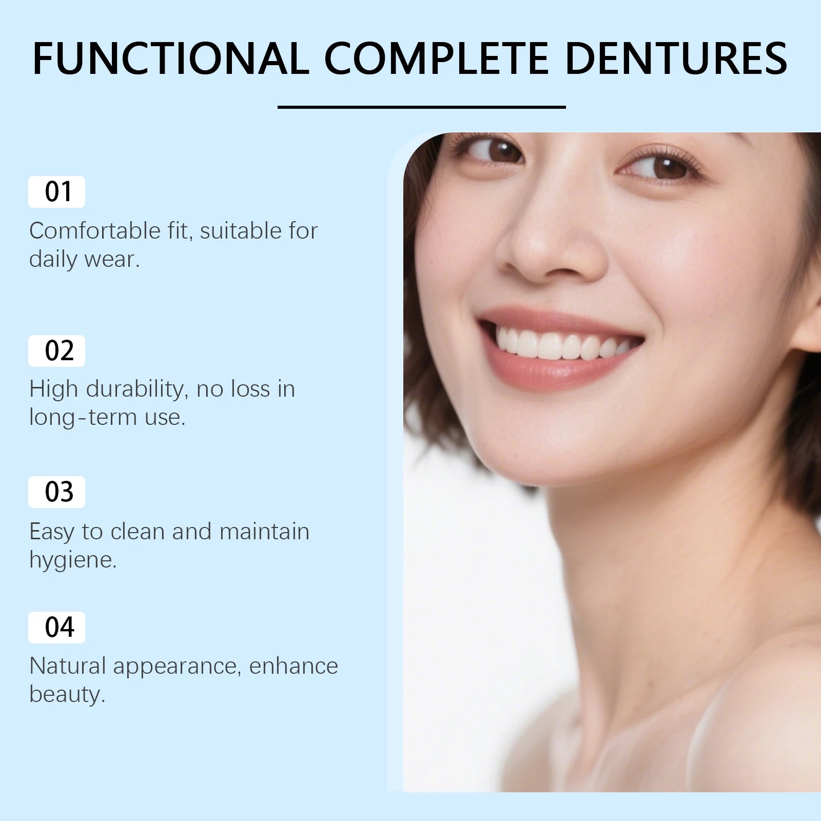 Cosmetic Denture Set for Instant Smile Improvement - 10