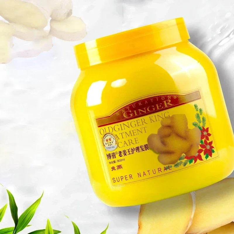 500ml Ginger Extract Moisturizing Hair Repair Mask Conditioner - 3