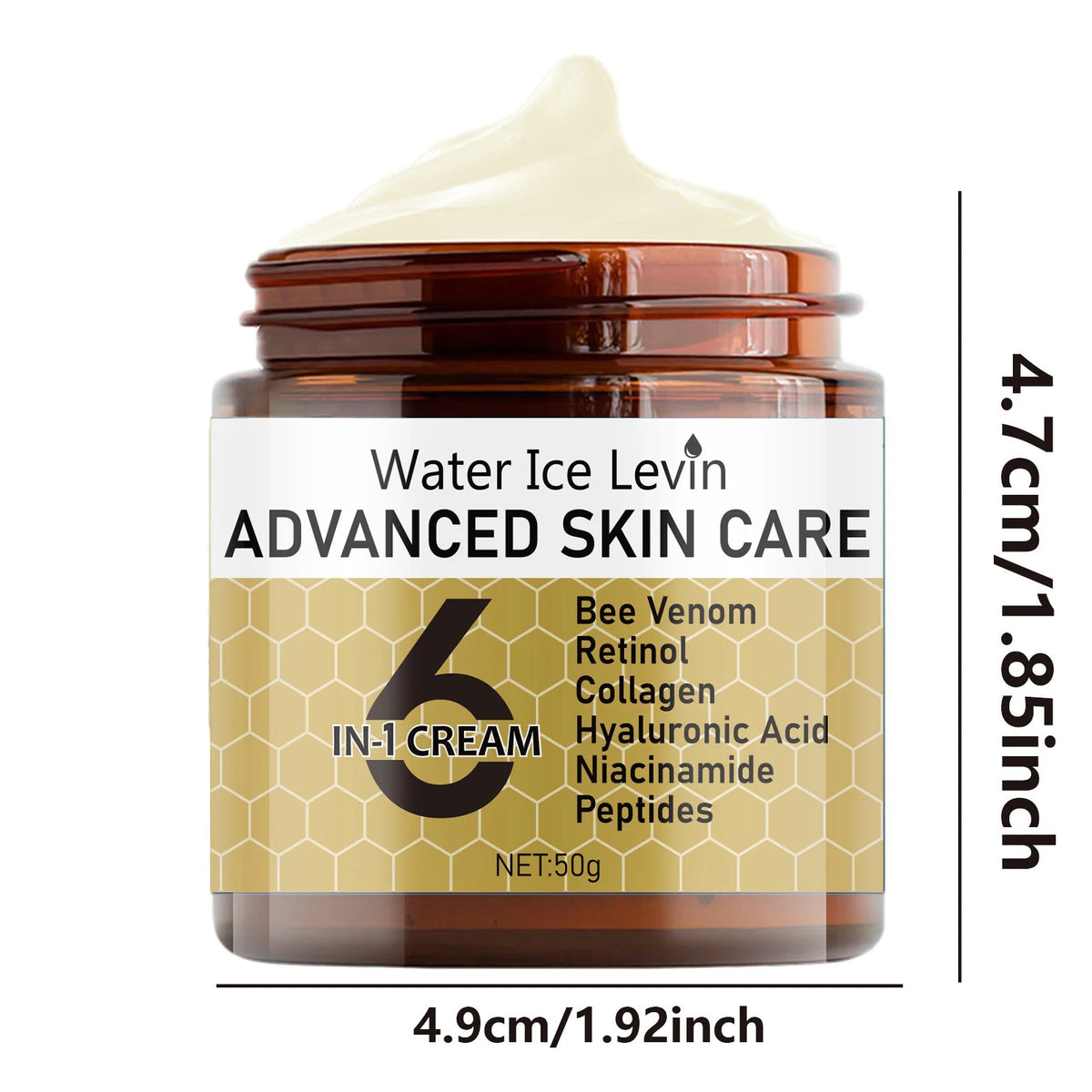 6 in 1 Anti Aging Face Cream Moisturizer for Wrinkles and Fine Lines