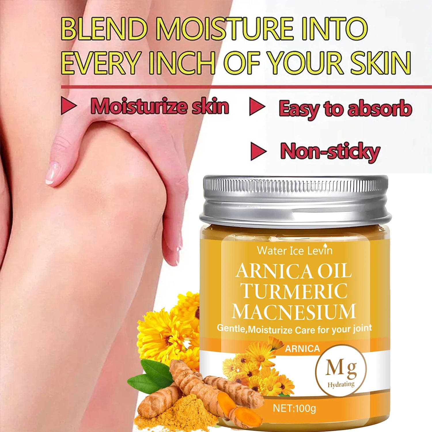 Arnica Magnesium Turmeric Joint Cream Moisturizing Body Comfort Relief - 2