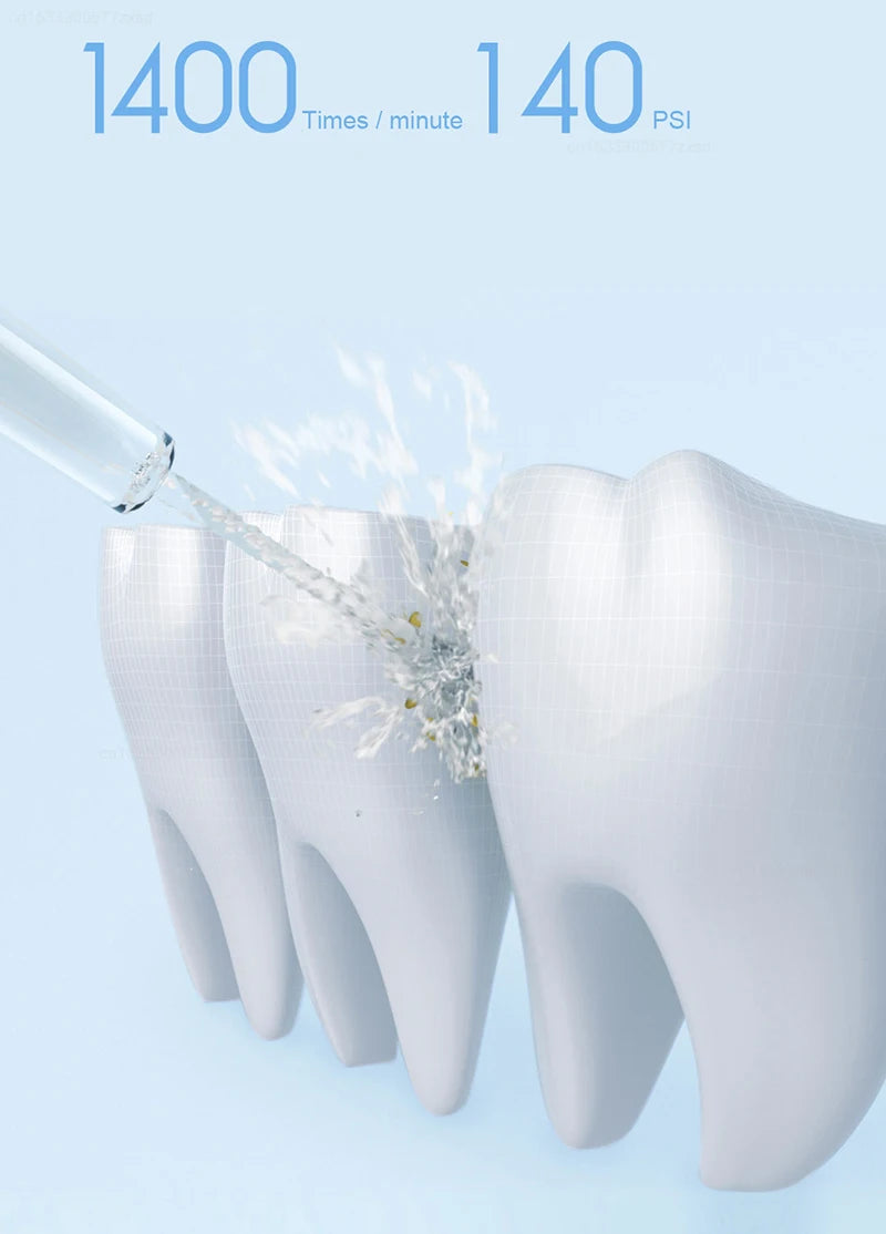 Mijia Portable Oral Irrigator Cordless Water Flosser Teeth Cleaner