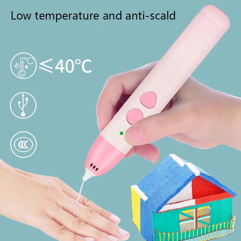 Safe Low-Temperature 3D Printing Pen for Kids - 2