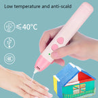 Safe Low-Temperature 3D Printing Pen for Kids