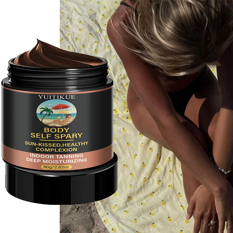 Sun-Kissed Body Tanning Cream Moisturizing Bronzer 80g