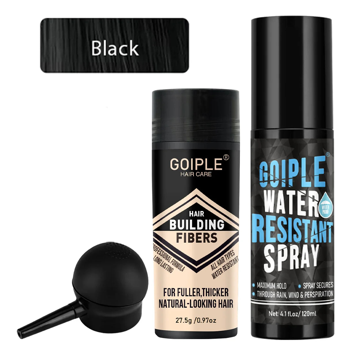 Goiple Hair Building Fibers Kit Instant Thickener and Styling Spray