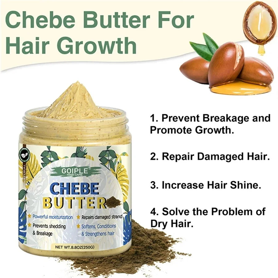 Goiple Chebe Hair Care Set Moisturizing Butter Oil and Powder Kit