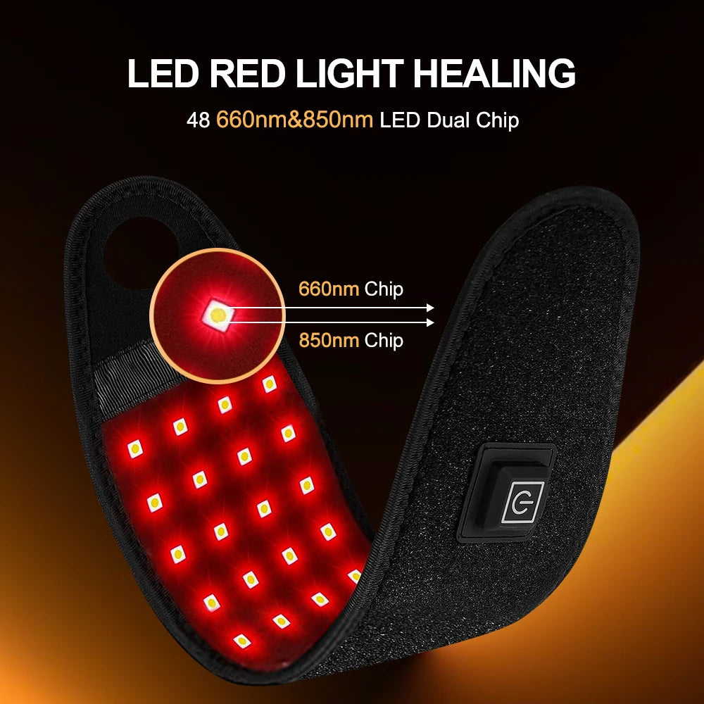Infrared Red Light Therapy Wrist Brace for Joint Pain Relief
