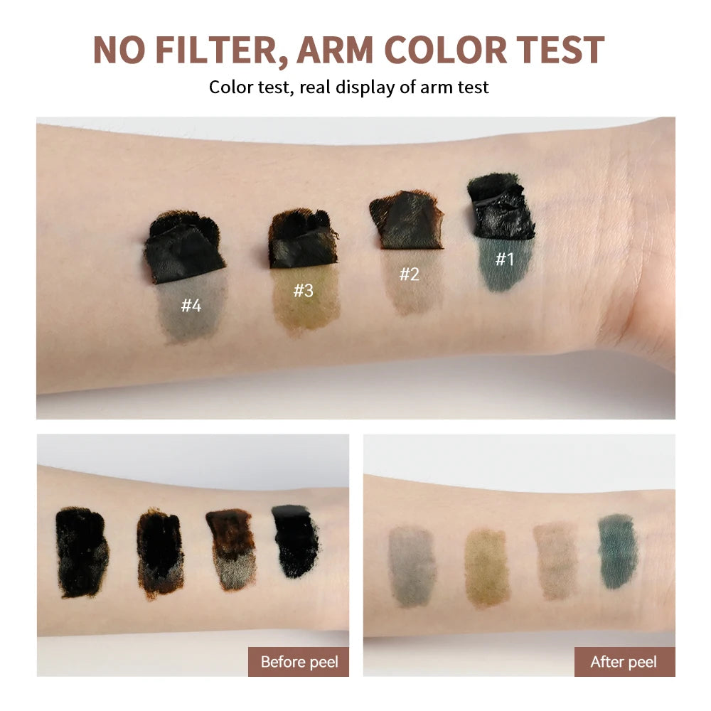 Waterproof Peel-Off Eyebrow Tint Gel for Long-Lasting Brows