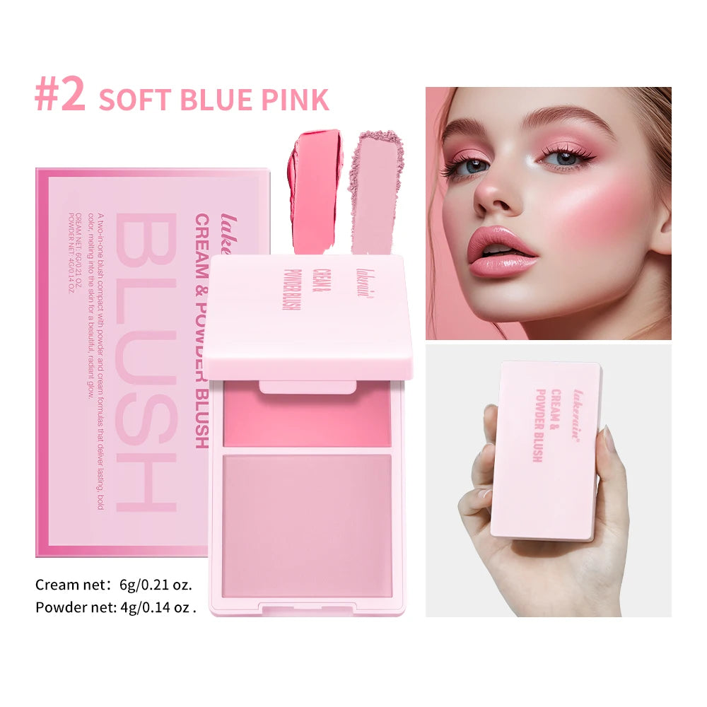 2-in-1 Cream and Powder Blush Palette