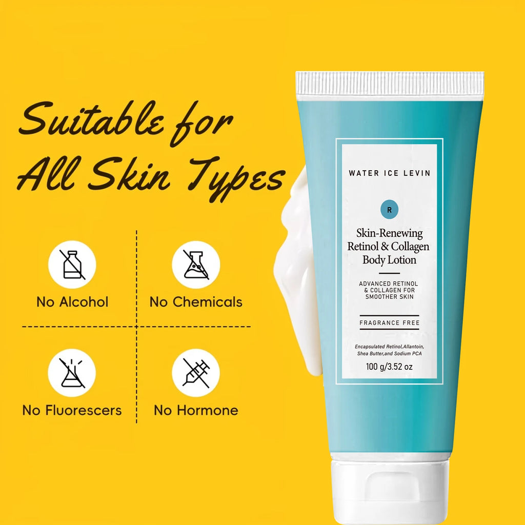 Retinol and Collagen Body Lotion Moisturizing Skin Firming Cream 100g