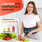 Heated Vibrating Waist Massage Belt for Back Pain Relief