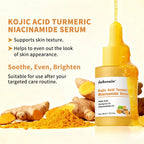 Brightening Kojic Acid and Turmeric Face Serum for Glowing Skin