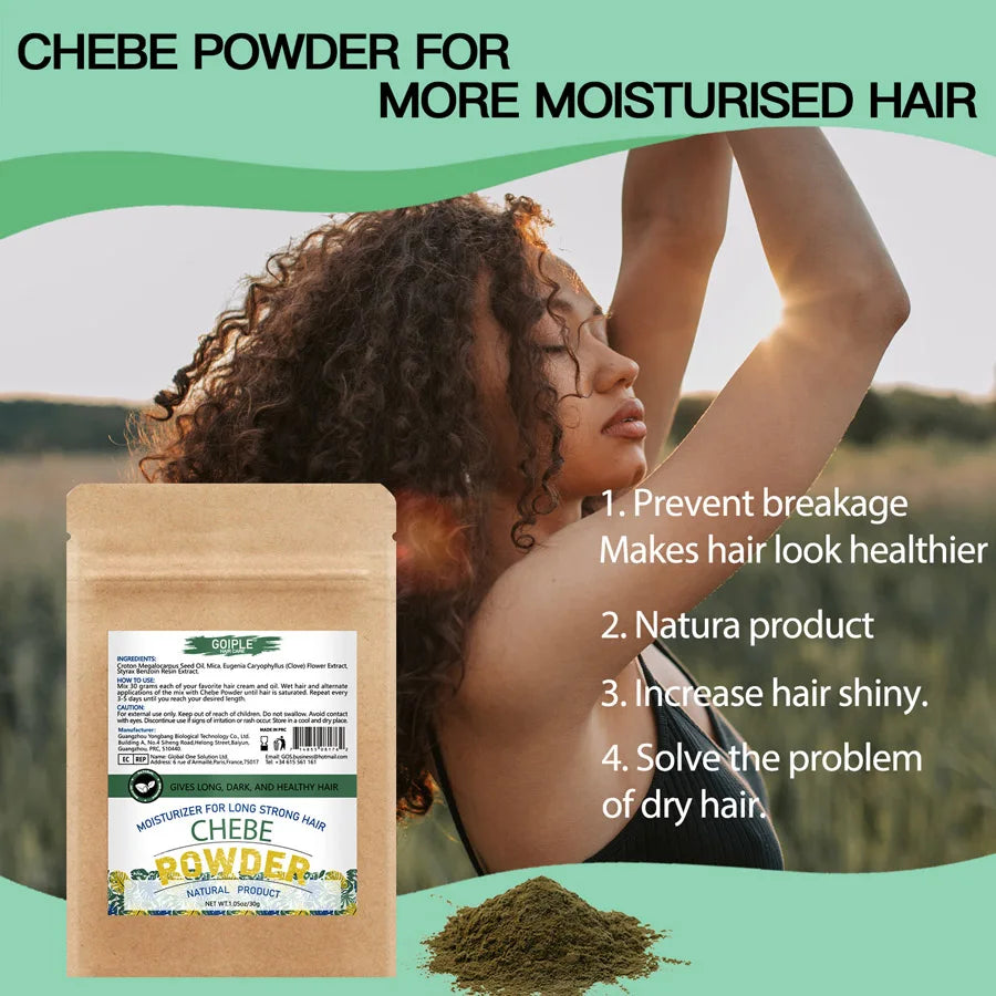 Natural Chebe Powder Hair Conditioner and Scalp Repair Treatment 30g - 8