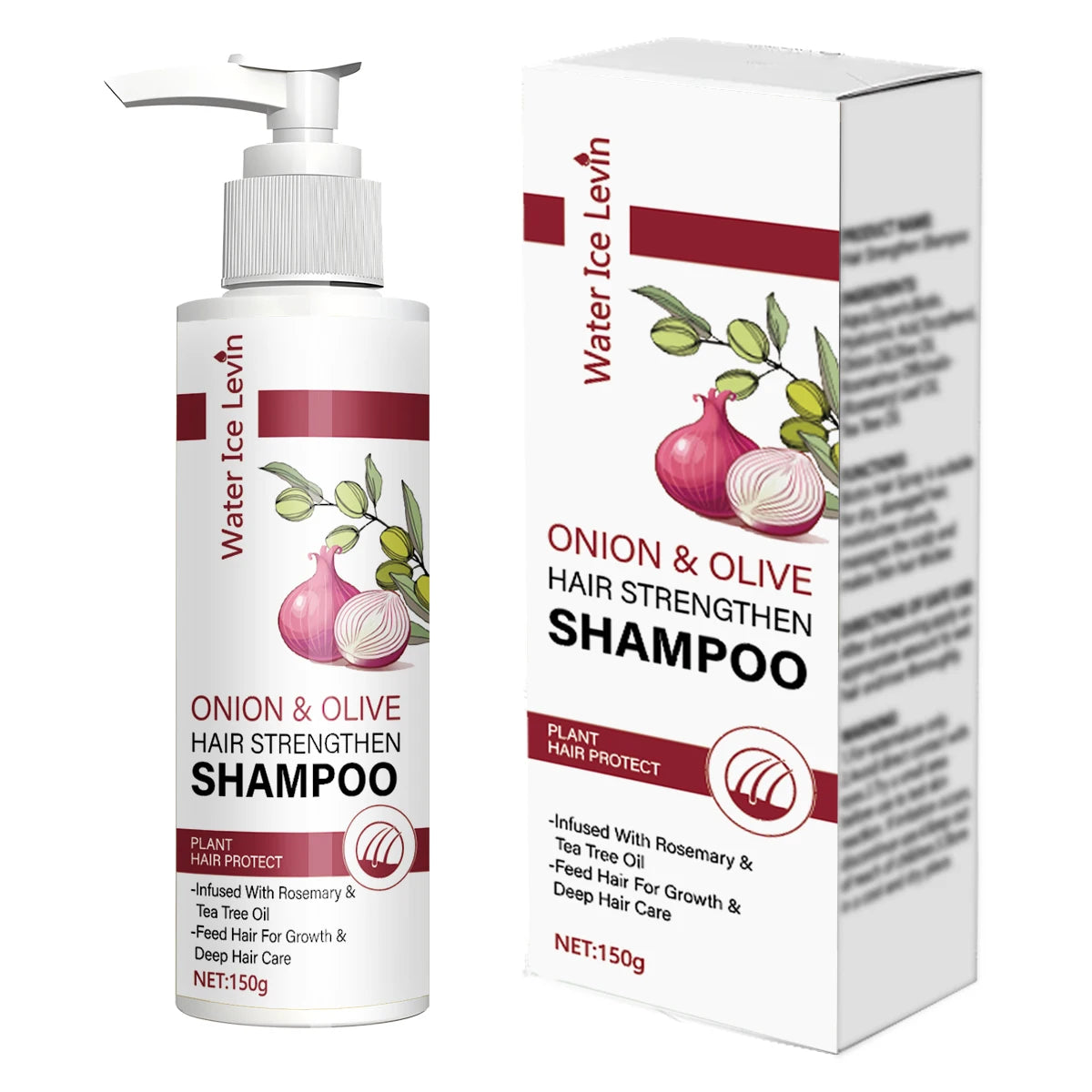 Onion and Olive Hair Strengthening Shampoo with Biotin and Rosemary Oil