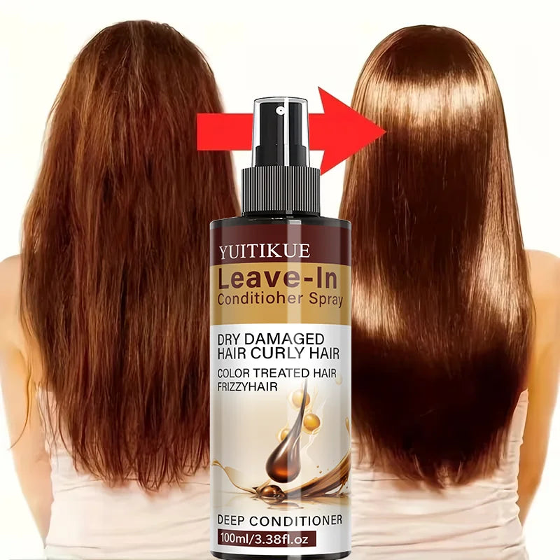 Leave-In Hair Conditioner Spray 100ml Anti-Frizz Hydrating Treatment