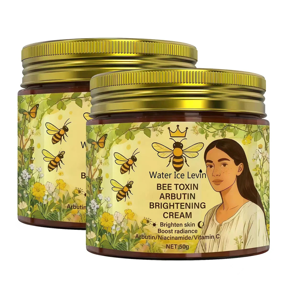 Bee Toxin Arbutin Brightening Cream Retinol Hyaluronic Acid Moisturizer - 7