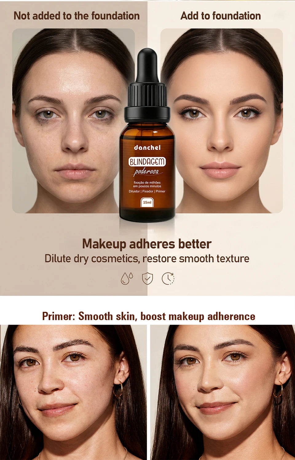 3-in-1 Makeup Primer, Fixer, and Reviver Serum - 9