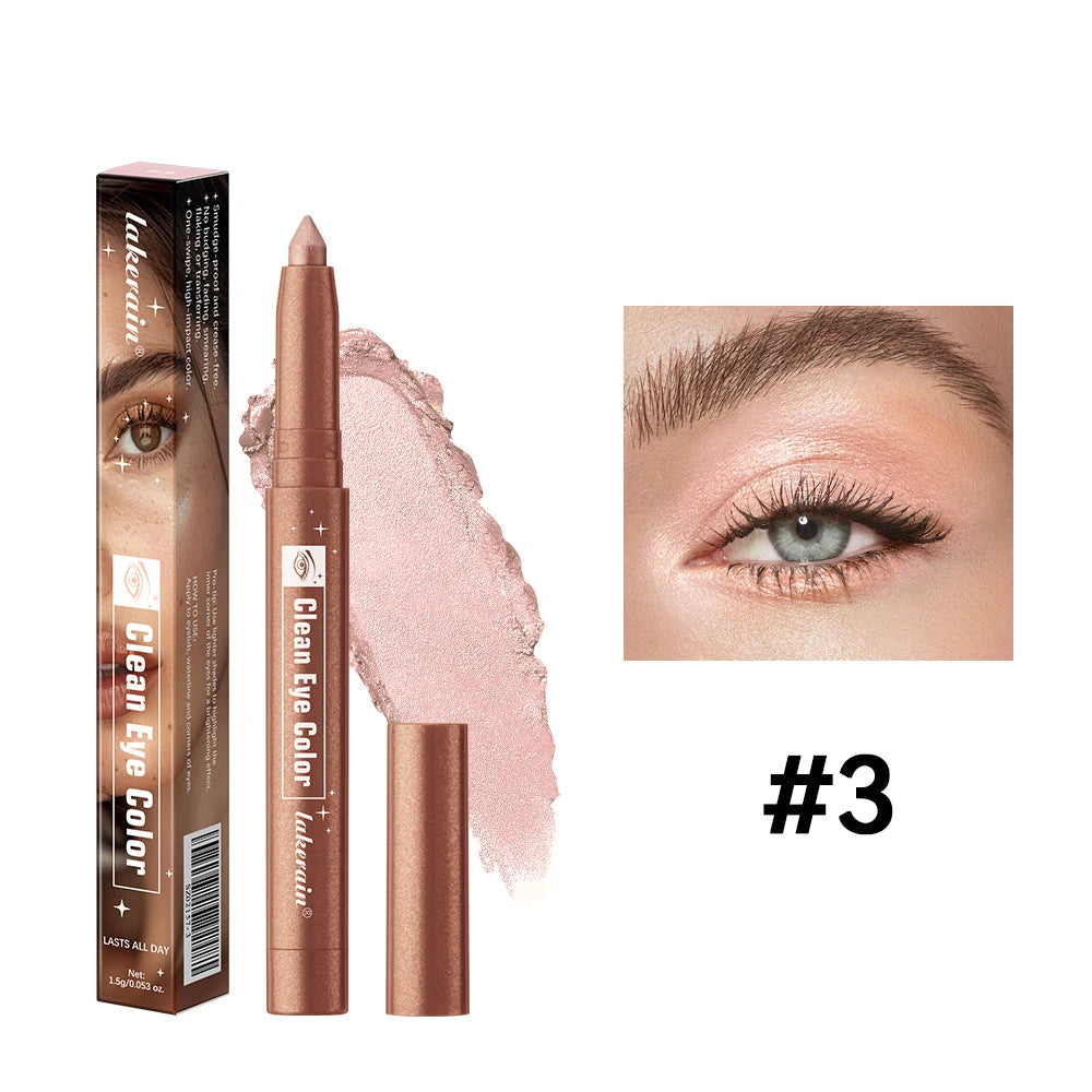 Creamy Eyeshadow Stick for Long-Lasting Shimmer Eye Makeup