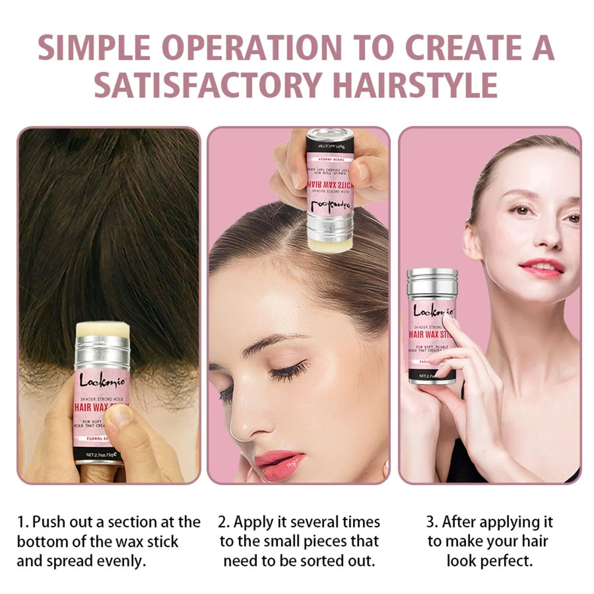 Lockmio Wig Installation Kit Hair Wax Stick Melting Spray Edge Control - 12