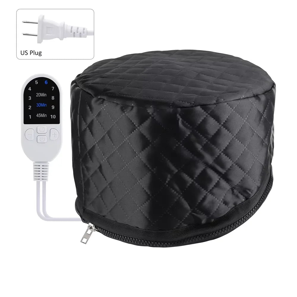 Electric Deep Conditioning Hair Steamer Cap for Home Treatment - 16