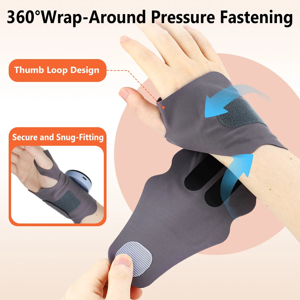 Microcurrent Wrist Massager for Pain Relief and Relaxation