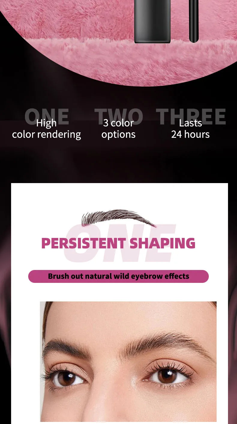 OCHEAL Waterproof Tattoo Eyebrow Gel Long Lasting Peel Off Brow Tint - 12