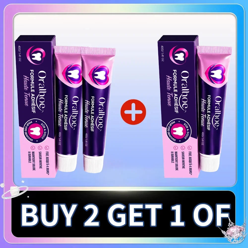 Silicone Denture Adhesive Reline Cushion for Secure Fit - 15