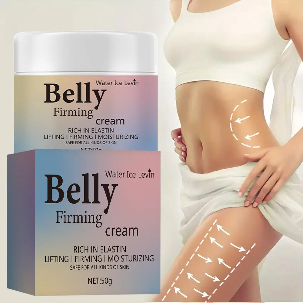 Water Ice Levin Belly Firming Cream Collagen Skin Tightening Lotion 50g