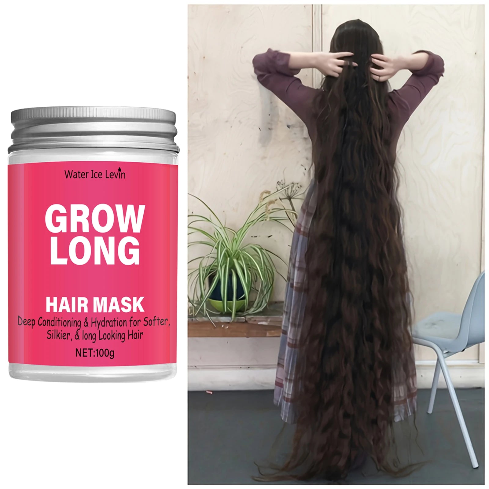 Deep Conditioning Hair Mask with Caffeine Ginseng and Vitamin E 100g