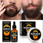 Beard Care Kit Sandalwood Grooming Set for Men Growth and Softening