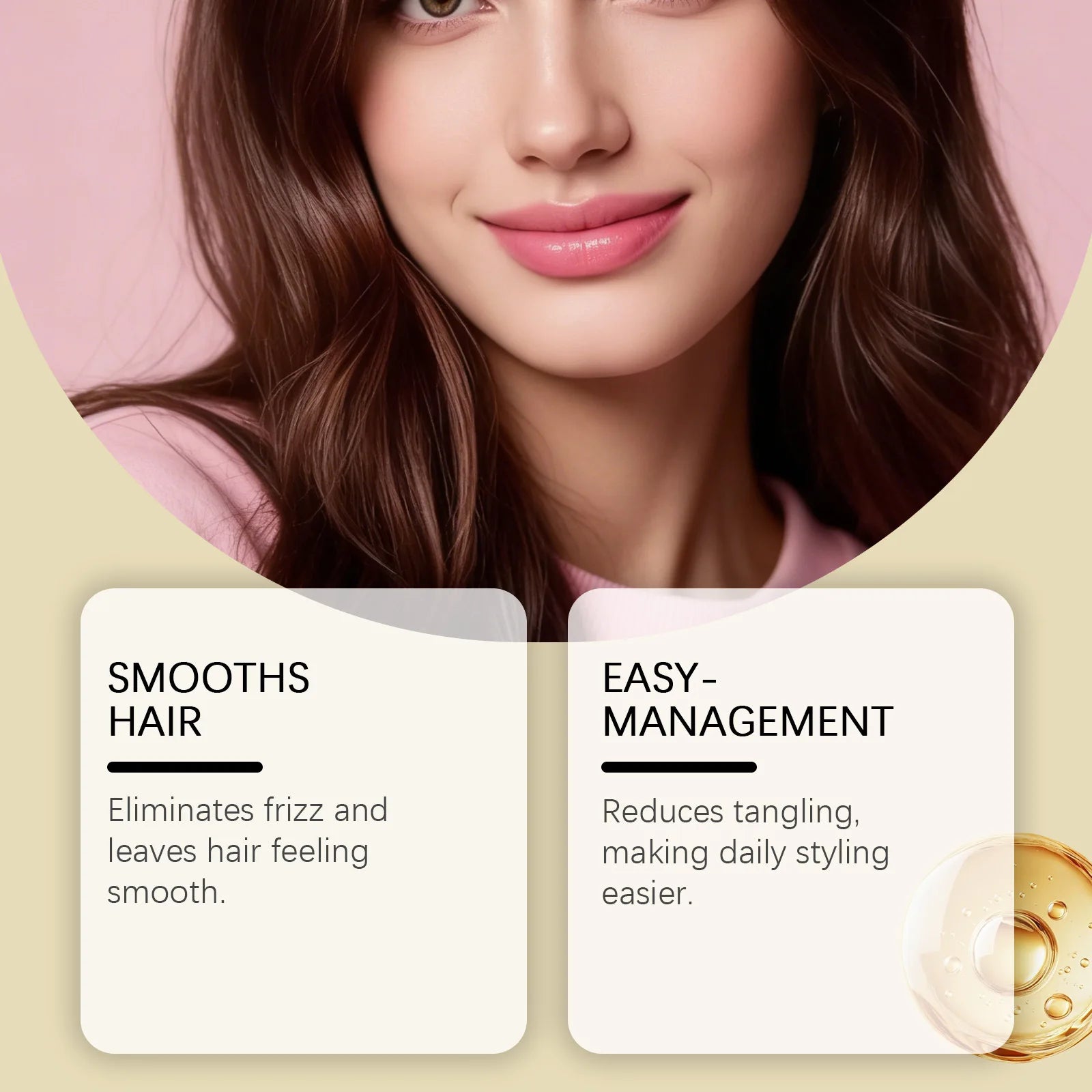 Banana Shampoo Moisturizing Hair Treatment for Dry and Frizzy Hair 100ml