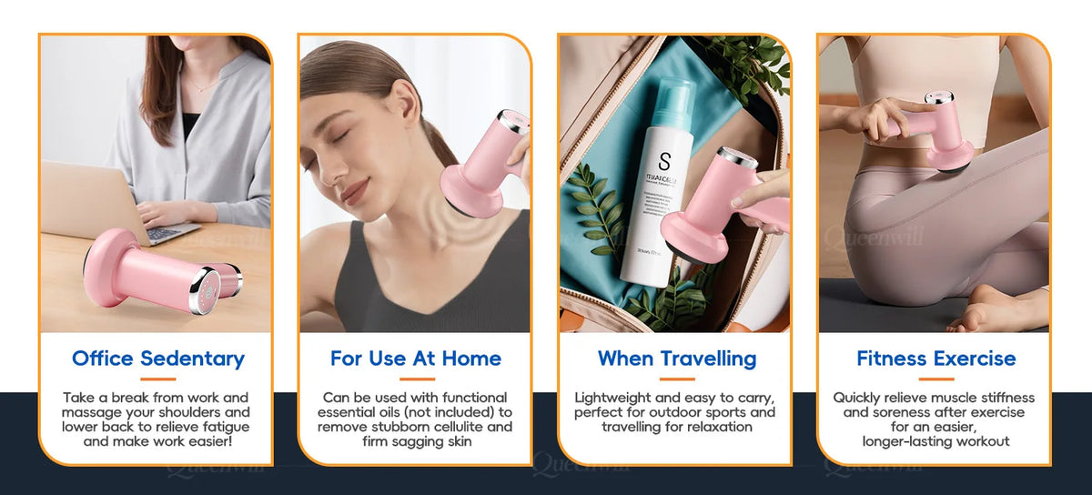 Portable Electric Body Sculpting and Cellulite Massage Device