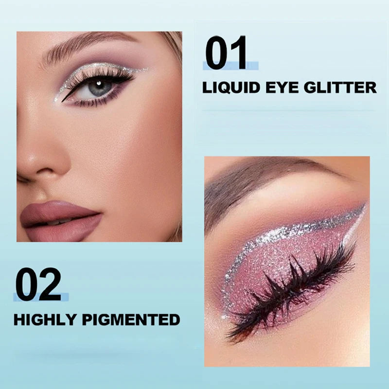 Peifen Double Head Liquid Eyeliner and Glitter Eyeshadow Pen