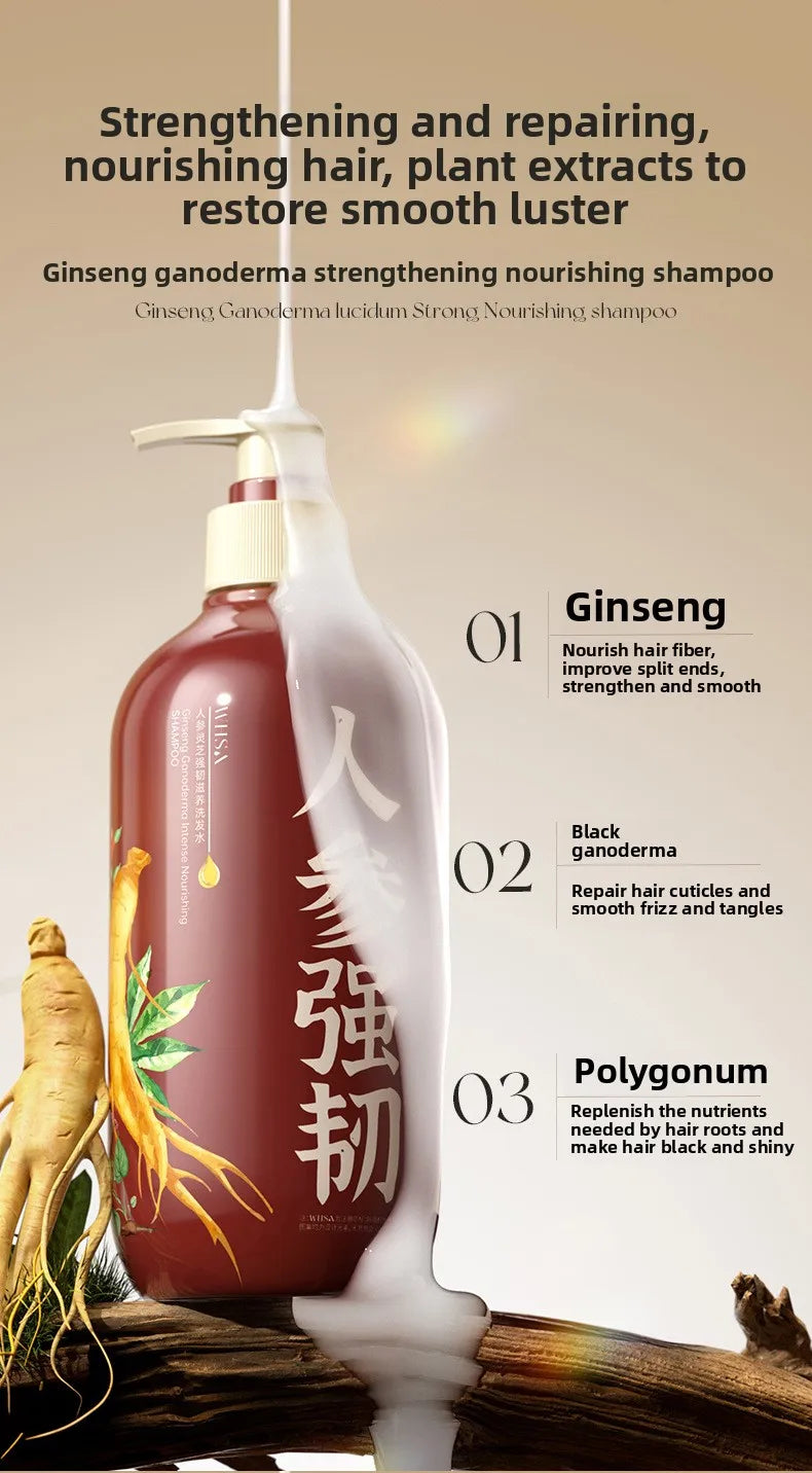 Whsa Ginseng Ginger Shampoo Anti Hair Loss Deep Cleansing Treatment 500ml
