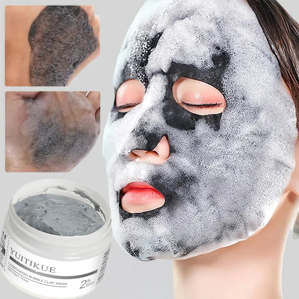YUITIKUE Carbonated Bubble Clay Mask Pore Cleansing Face Treatment 50g