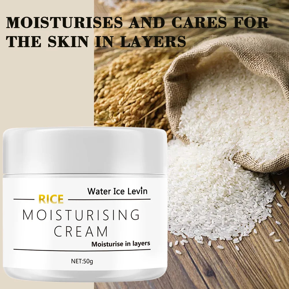 Water Ice Levin Rice Moisturizing Face Cream Hydrating Anti Aging - 14