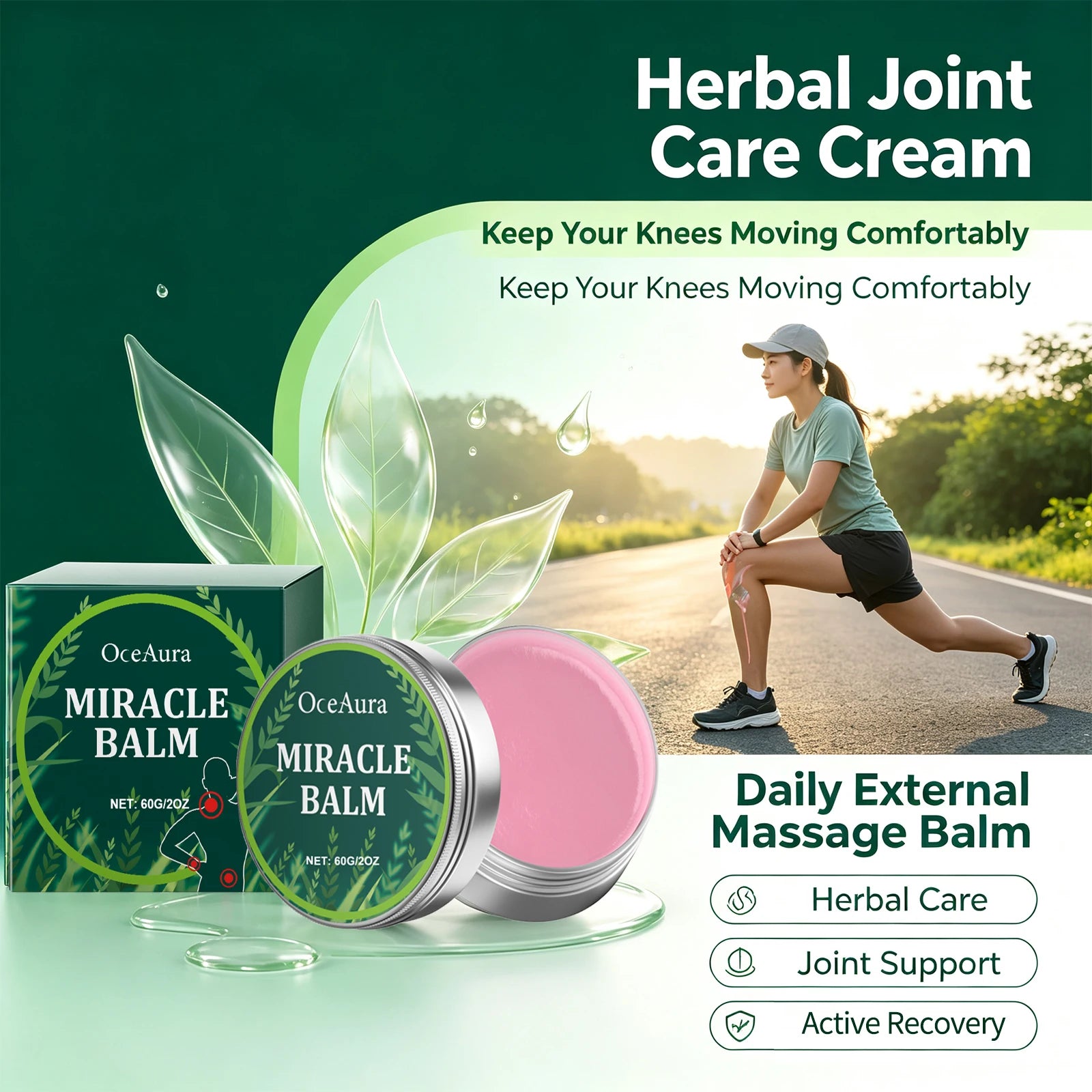 Herbal Muscle and Joint Relief Massage Balm - 6