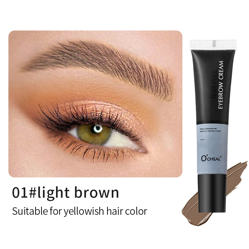 O'CHEAL 3D Tear Off Eyebrow Cream Waterproof Tint Gel